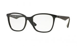 Ray-Ban RX7066 square glasses in black