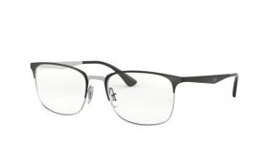 Ray Ban RB6421 2997 black on silver glasses