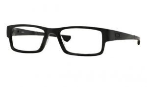 Oakley Airdrop black rectangular glasses