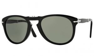 Persol 714 black folding sunglasses