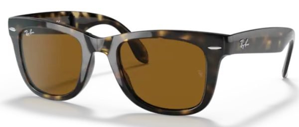 Ray-Ban RB4105 Folding Wayfarer - Light Havana Crystal Brown 710