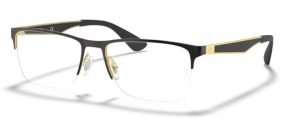 Ray Ban 6355 2890 black on gold glasses