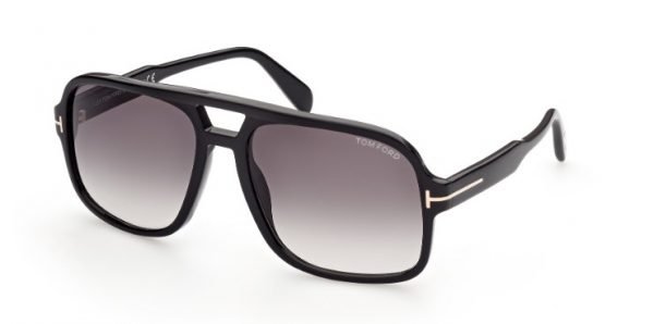 Tom Ford TF0884 Falconer-02 - Black/Gradient Smoke 01B