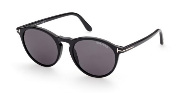 Tom Ford TF0904 Aurele - Black/Smoke 01A