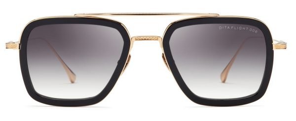 Dita Flight.006 - 7806-B Matte Black 14K Gold/Grey