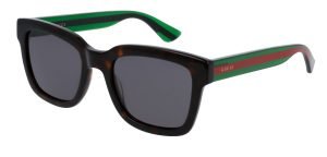 Gucci GG0001SN 003 havana green sunglasses