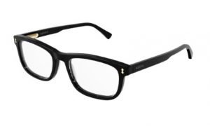 Gucci GG1046O black rectangular glasses