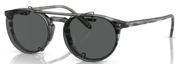 Oliver Peoples Riley R Clip On OV5004C - Antique Pewter/Grey Polarised 524481