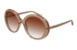 Chloe CH0007S oval shape sunglasses in orange