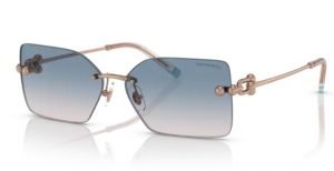 Tiffany TF3088 rimless sunglasses in colour rubedo