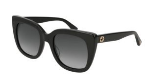 Gucci GG0163SN 001 black sunglasses