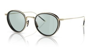 Oliver Peoples TK-8 OV1318T 5035 gold black titanium glasses