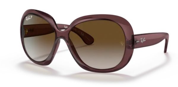 Ray-Ban RB4098 Jackie Ohh II - Transparent Dark Brown Polarised 6593T5