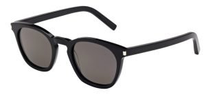 Saint Laurent SL28 002 black smoke sunglasses