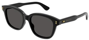 Gucci GG1264S 001 black metallic sunglasses