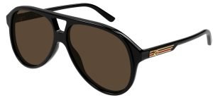 Gucci GG1286S 001 black aviator sunglasses