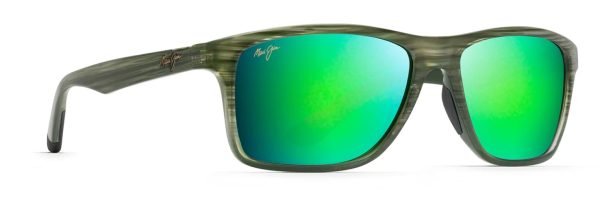 Maui Jim Onshore 798 - Olive Stripe Fade/Maui Green GM798-15C