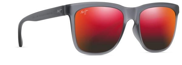 Maui Jim Pehu 602 - Translucent Matte Grey/Hawaii Lava RM602-14