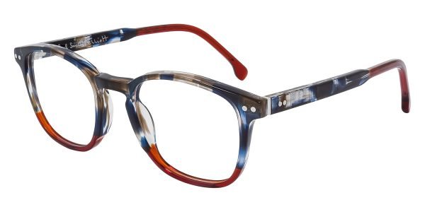 Paul Smith PSOP059 Elliot - Blue Cloudy Havana 004