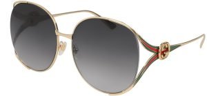 Gucci GG0225S 001 gold sunglasses