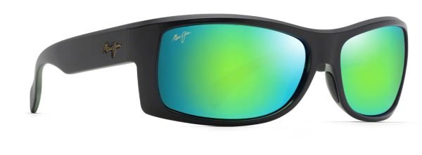 Maui Jim Equator 848 - Matte Black/MauiGreen Mirror GM848-15