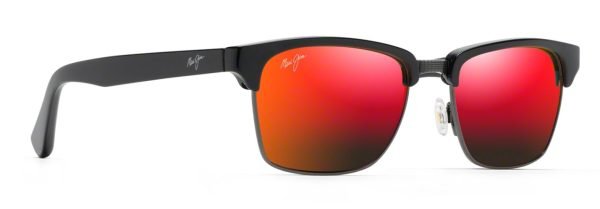 Maui Jim Kawika 257 - Gloss Black/Hawaii Lava RM257-17C