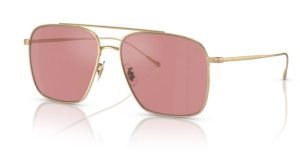 Oliver Peoples Dresner OV1320ST 52923E gold magenta sunglasses