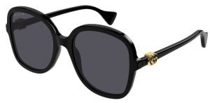 Gucci GG1178S 001 black polarised sunglasses