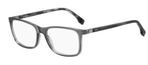 Boss 1573 E66 grey striped glasses