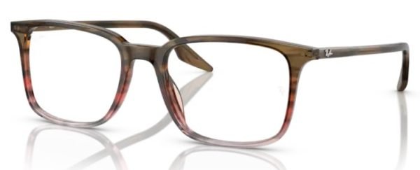 Ray-Ban RB5421 - Striped Brown Red 8251