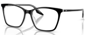 Ray Ban 5422 2034 black transparent glasses