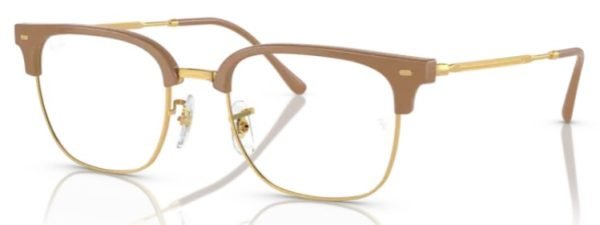 Ray-Ban RB7216 New Clubmaster - Beige Gold 8342