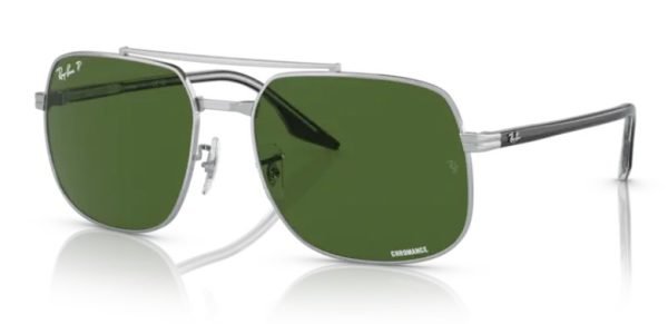 Ray-Ban RB3699 - Silver/Green Polarised 003/P1