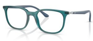 Ray Ban RX7211 8206 turquoise glasses