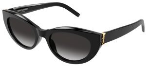 Saint Laurent SL M115 002 black gold sunglasses