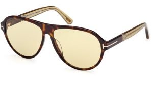 Tom Ford Quincy TF1080 52N havana sunglasses