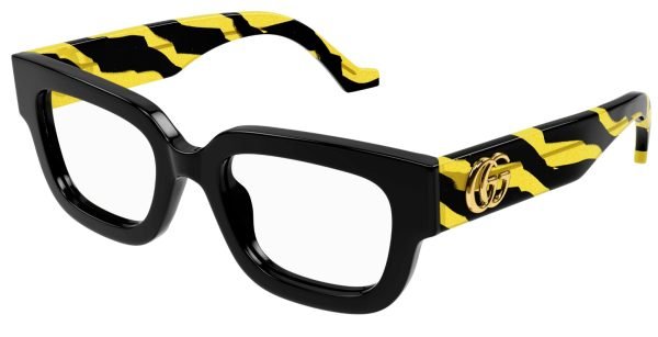 Gucci GG1548O - Black Yellow 006