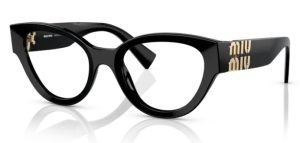 Miu Miu MU 01VV 1AB1O1 Black glasses