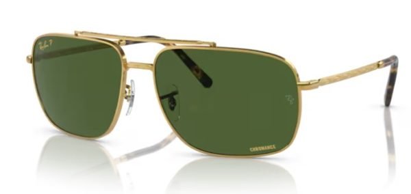 Ray-Ban RB3796 - Gold/Dark Green Chromance Polarised 9196P1