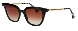 Face a Face Bocca Kahlo 1 100 black sunglasses