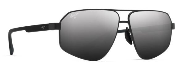 Maui Jim Keawawa 620 - Gunmetal Black/Silver Black Mirror DSB620-02