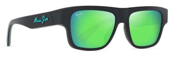 Maui Jim KŌKUA 638 - Black/Maui Green GM638-02