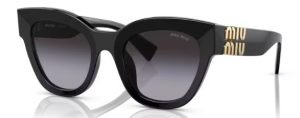 Miu Miu MU 01YS 1AB5D1 black sunglasses