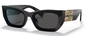 Miu Miu mu 09ws 1AB5S0 black sunglasses