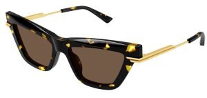 Bottega Veneta BV1241S 002 havana sunglasses