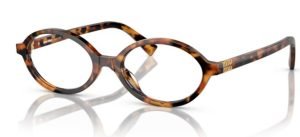 Miu Miu MU 01XV 19P1O1 light havana glasses