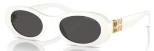 Miu Miu MU 06ZS 1425S0 white sunglasses