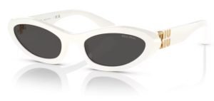 Miu Miu MU 09YS white 1425S0 sunglasses