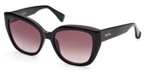 Max Mara 01B Shiny Black Gradient Smoke sunglasses