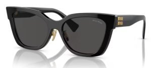 Miu Miu MU 02ZS 1AB5S0 black sunglasses